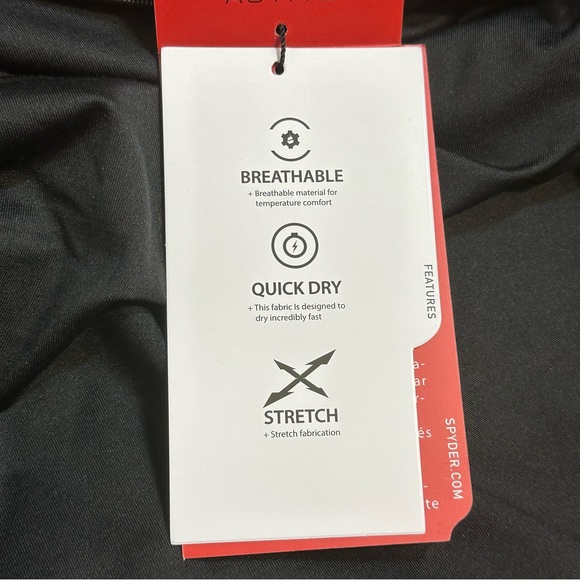 Spyder Active Pro W B Quick Dry Long Sleeve Size Men's Small NWT - Picture 10 of 11
